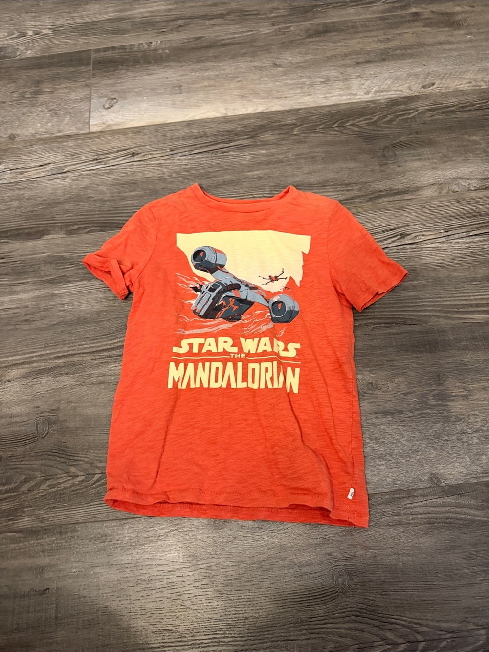 Gap Star Wars The Mandalorian Kids Graphic Tee - Orange